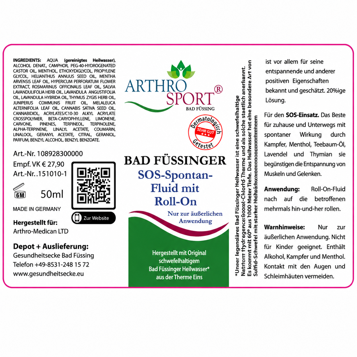 Keine Beschwerden im Alltag-Set