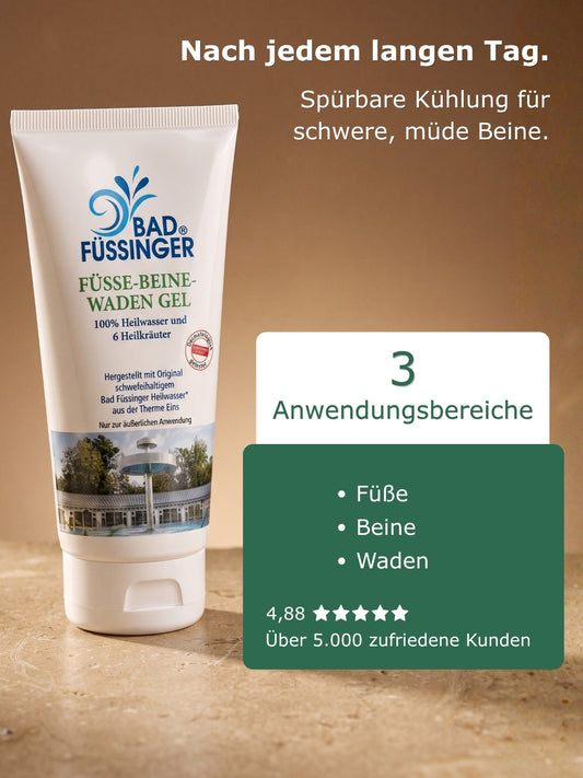 Erfrischendes Füße, Beine, Waden-Gel