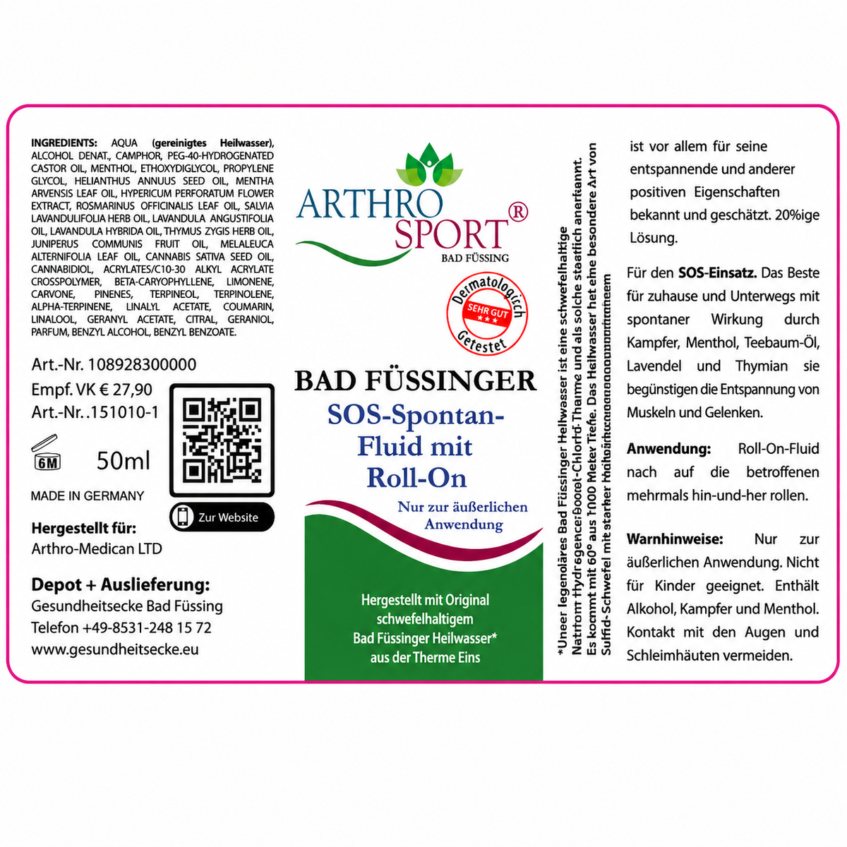 Keine Beschwerden im Alltag-Set