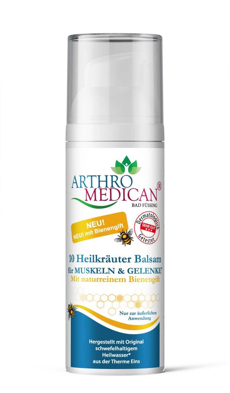 10-Heilkräuter-Balsam mit Bienengift – Natürliche Kraft für Muskeln & Gelenke
