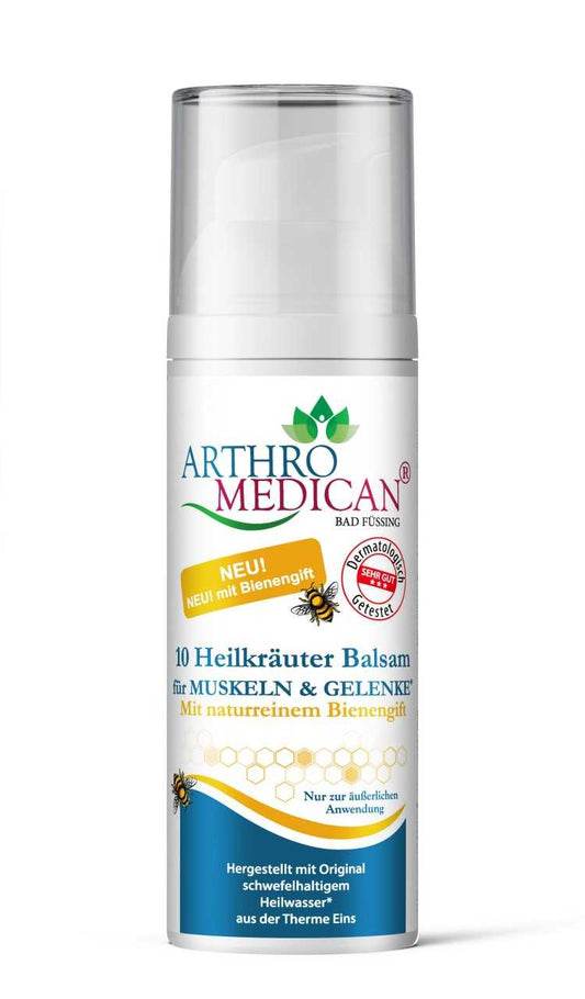 10-Heilkräuter-Balsam mit Bienengift – Natürliche Kraft für Muskeln & Gelenke