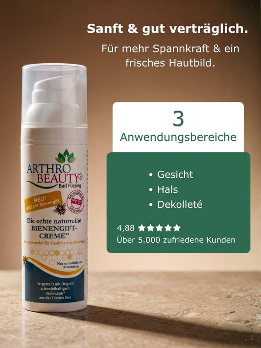 Gesichts-Creme mit naturreinem Bienengift