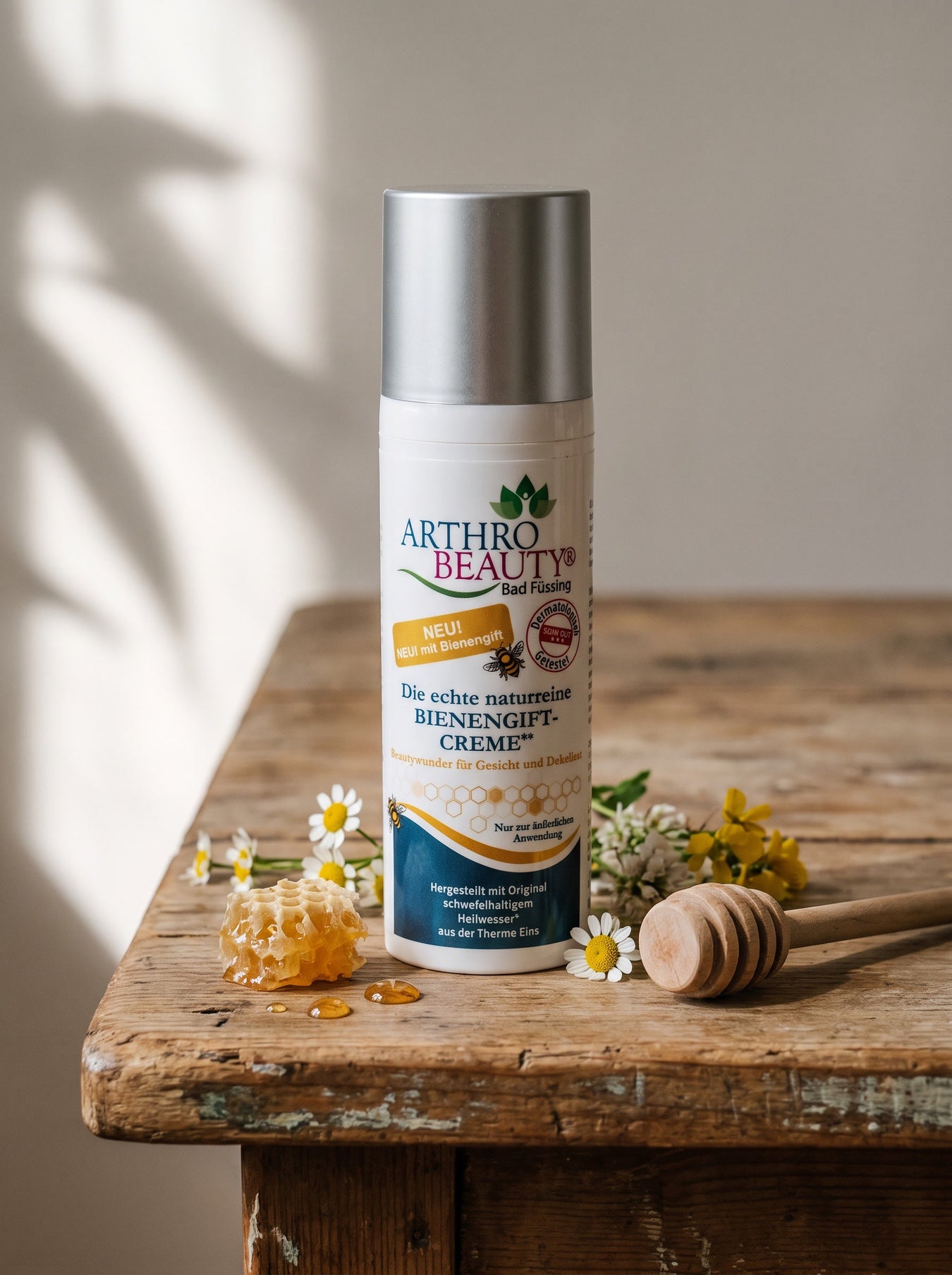 Gesichts-Creme mit naturreinem Bienengift