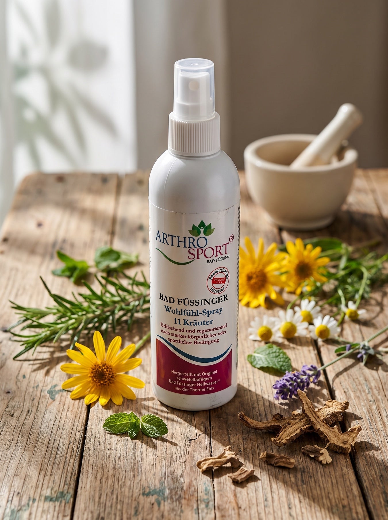 Erfrischendes Heilkräuter-Spray